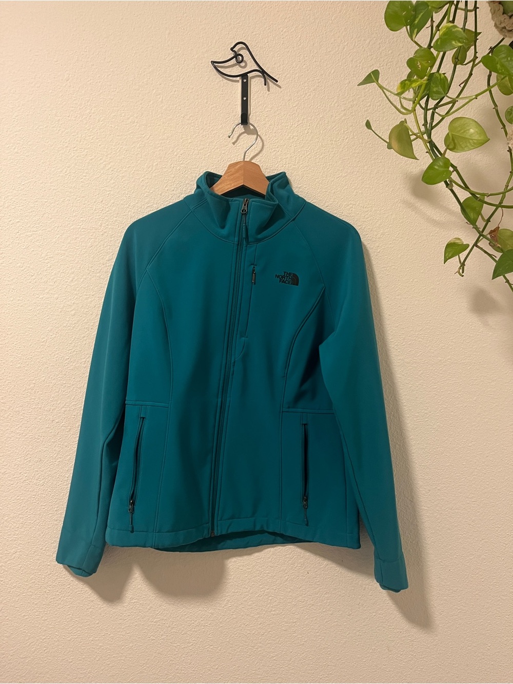 The North Face Women's Teal windwall Jacket